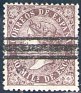 Spain 1868 Queen Isabel II 50 Mil Violet Edifil 98. España 1868 98 u. Uploaded by susofe